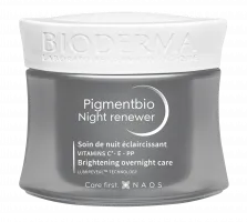 BIODERMA product photo, Pigmentbio Night renewer 50ml, night renewer for pigmented skin